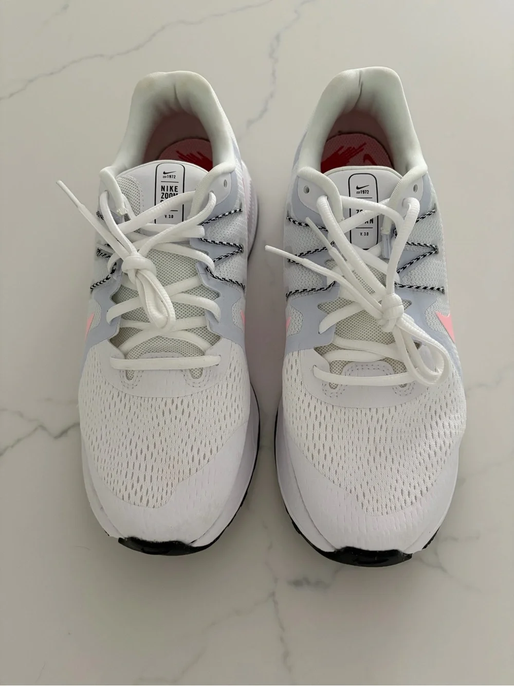 Nike size 10 Women’s Nike Zoom Span 3 Shoes For White/Pink New no tag.
